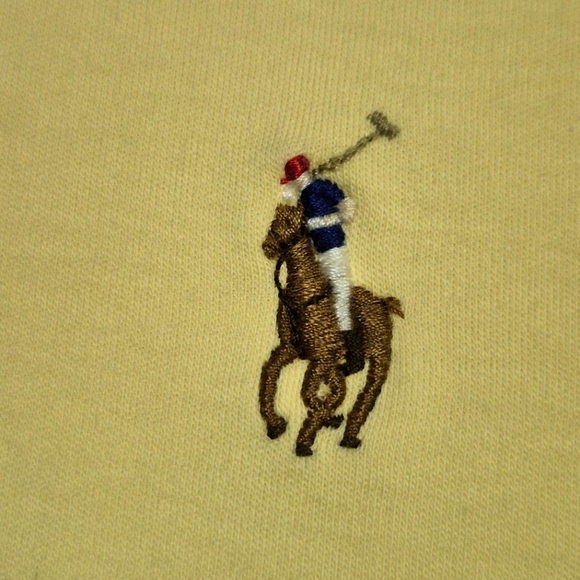 Polo by Ralph Lauren Men's Yellow Polo Shirt..SIZE:L - Picture 9 of 14